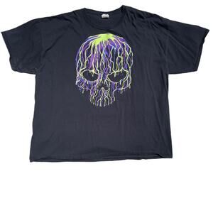 Skull Print T-shirt 3XL